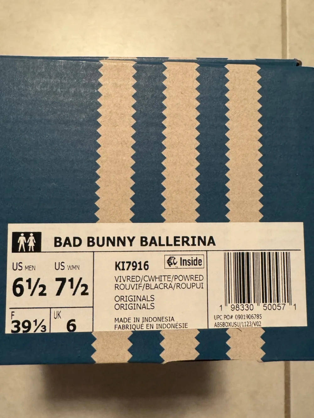 adidas Ballerina Bad Bunny Flamboyan - Picture 10 of 11
